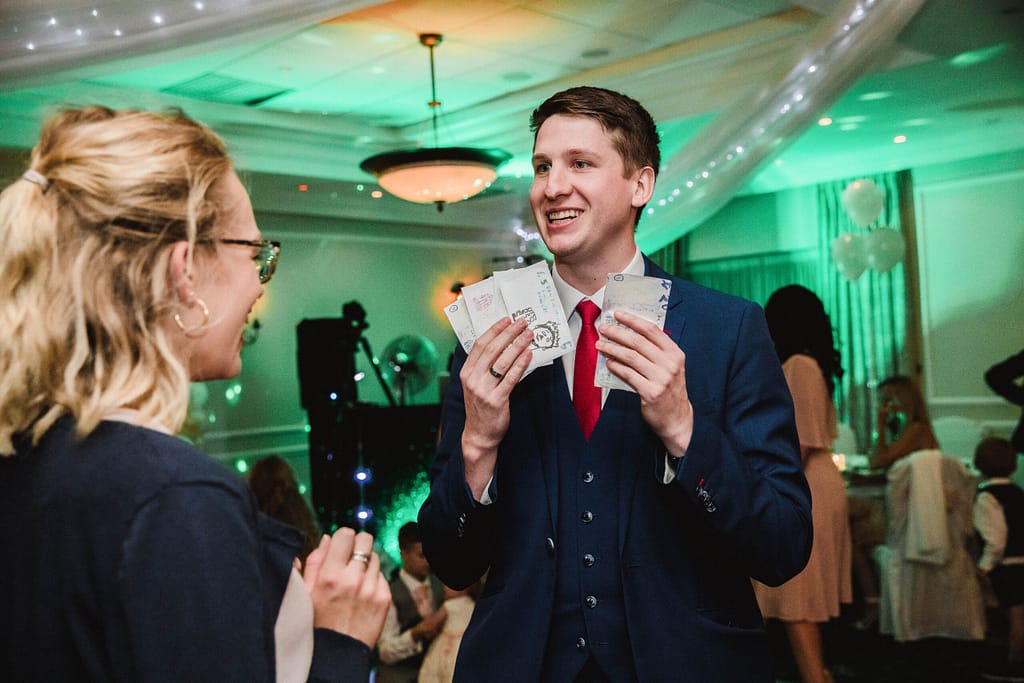 Card magic and mind-reading at a private celebration in Bromley.