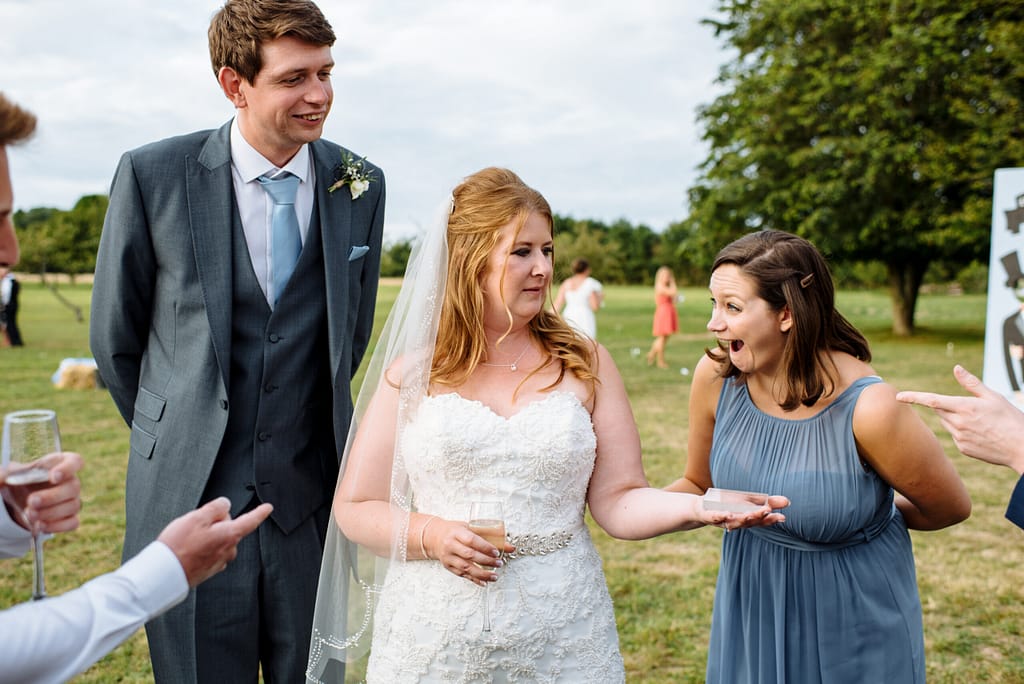 Mind-reading and card magic entertainment at a wedding in London.